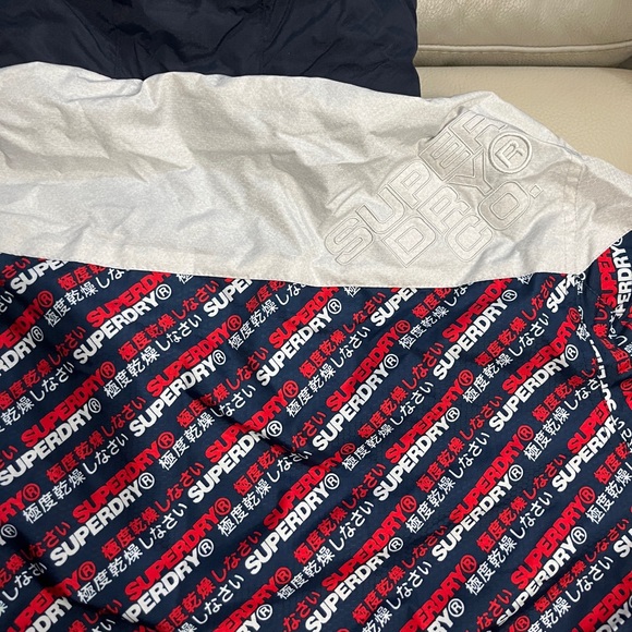 NWT - Superdry Men’s Tech Logo Print Wind Attacker Jacket - Size XXL - Picture 13 of 16